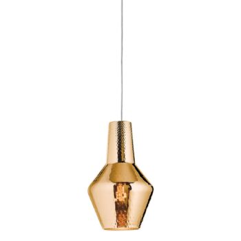 Závesné svetlo Romeo 130 cm staro zlatá metalíza