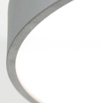 Závesné svetlo Space LED, stmievateľné, titán, Ø 58 cm