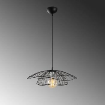 Závesné svetlo Tel 6500 Ø50cm čierne