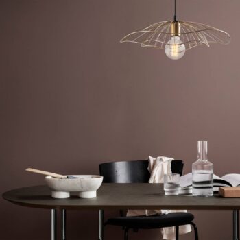 Závesné svetlo Tel 6503 Ø50cm čierna antická