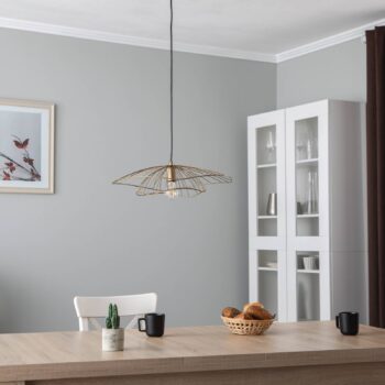 Závesné svetlo Tel 6503 Ø50cm čierna antická