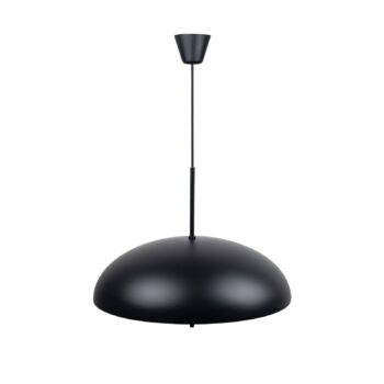Závesné svetlo Versale, čierne, Ø 50 cm