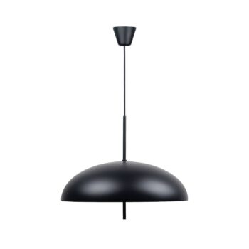 Závesné svetlo Versale, čierne, Ø 50 cm