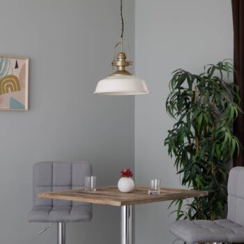 Závesné svietidlo AV-4106-M32-BBY, tienidlo na lampu biele