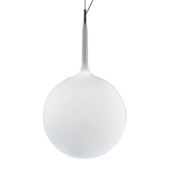 Závesné svietidlo Artemide Castore zo skla, Ø 42 cm