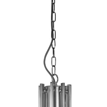 Závesné svietidlo Ascona 8pl strieborná satinovaná