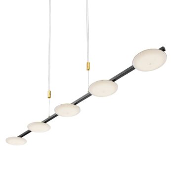 Závesné svietidlo BANKAMP Pure Up LED, päť žiaroviek
