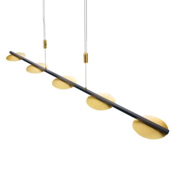 Závesné svietidlo BANKAMP Pure Up LED, päť žiaroviek