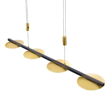Závesné svietidlo BANKAMP Pure Up LED, štyri svetlá