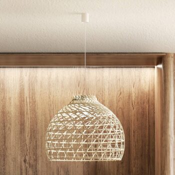 Závesné svietidlo BOHO, Ø 60 cm, prírodná hnedá, ratan, E27