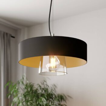 Závesné svietidlo Babilon s dvojitým tienidlom na lampu