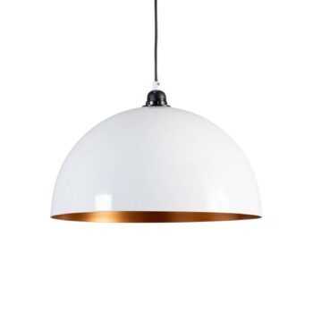 Závesné svietidlo Berceste 232-S Ø40cm biela/zlatá