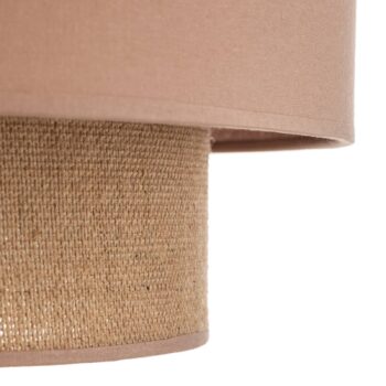Závesné svietidlo Boho Ø 45 cm 1-ramenné cappuccino/juta