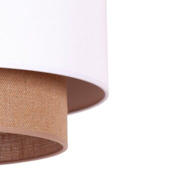 Závesné svietidlo BohoØ 45 cm 1flg. biela/juta