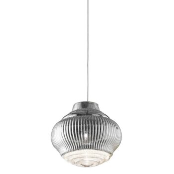 Závesné svietidlo Bonnie 130 cm strieborná metalíza