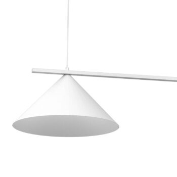 Závesné svietidlo Capital, biele, 2 svetlá, Ø 46 cm, GX53