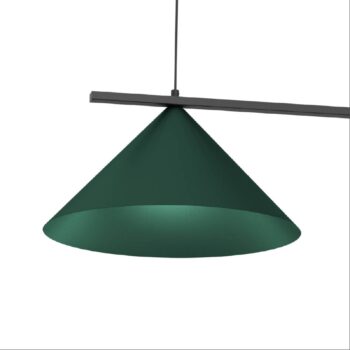 Závesné svietidlo Capital, zelené, 2 svetlá, Ø 46 cm, GX53