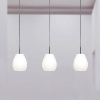 Závesné svietidlo Casablanca Bagan, trojsvetelné, Ø 13 cm