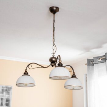 Závesné svietidlo Casale, 3-plameňové Ø 74cm