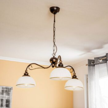 Závesné svietidlo Casale, 3-plameňové Ø 74cm