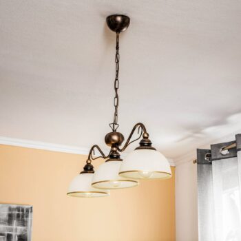 Závesné svietidlo Casale, 3-plameňové, dĺžka 74 cm