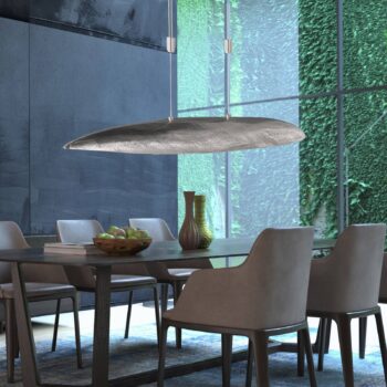 Závesné svietidlo Colmar LED, dĺžka 140 cm, nikel