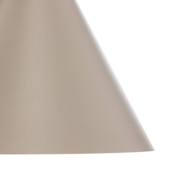 Závesné svietidlo Cono, jedno svetlo, Ø 25 cm, béžová farba