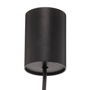 Závesné svietidlo Cylinder, číre/mosadzné, výška 15 cm