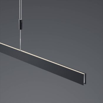 Závesné svietidlo Delta LED, 100 cm, čierne