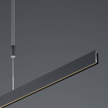 Závesné svietidlo Delta LED, 100 cm, čierne