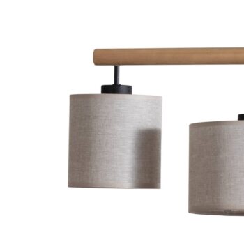Závesné svietidlo Deva Nature, 4-plameňové, textil