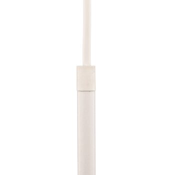 Závesné svietidlo Dione, 1-plameňové, biele, 30 cm