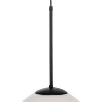 Závesné svietidlo Dione, 1-plameňové, biele/čierne 30cm