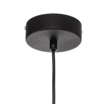 Závesné svietidlo Dione, 1-plameňové, biele/čierne 30cm