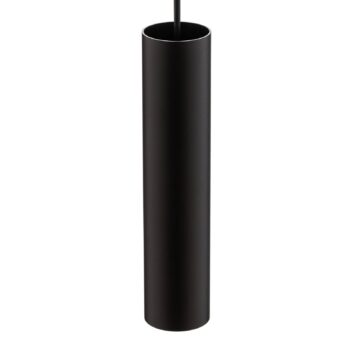 Závesné svietidlo Eye, výška tienidla 25 cm, čierne