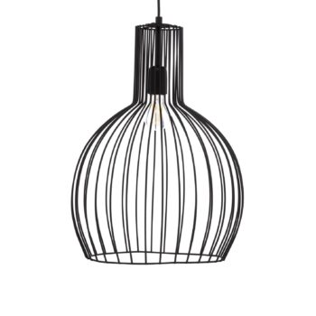 Závesné svietidlo Fellini MR-756 1-svetlo Ø 38 cm čierne