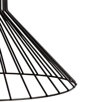 Závesné svietidlo Fellini MR-757, čierne, kov, Ø 38 cm