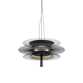 Závesné svietidlo Forestier Gravity 2 Ø68cm čierne