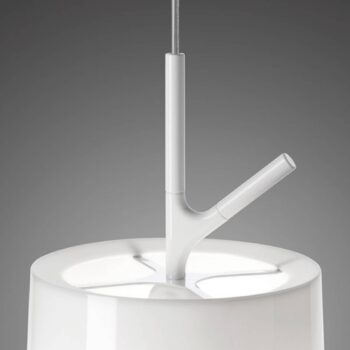 Závesné svietidlo Foscarini Birdie grande, biele