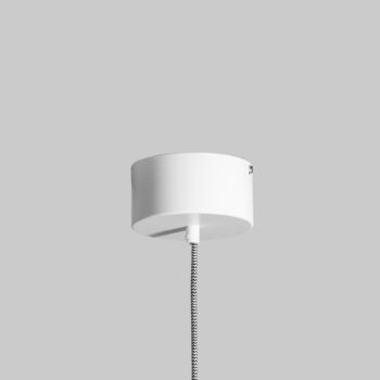 Závesné svietidlo Funda, hnedá/biela, Ø 30 cm, oceľ/drevo/sklo