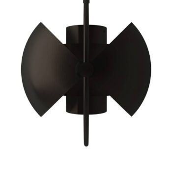 Závesné svietidlo GUBI Multi-Lite, Ø 27 cm, čierna/čierna