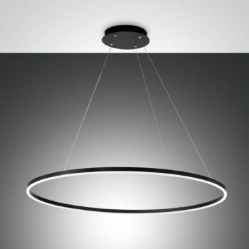 Závesné svietidlo Giotto LED, Ø 100 cm, 1 svetlo, čierne