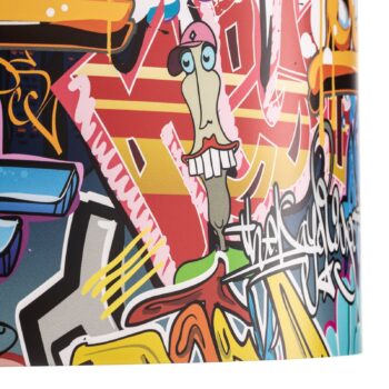 Závesné svietidlo Graffiti s farebnou fototlačou