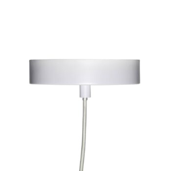Závesné svietidlo HÜBSCH Stage LED, sivé, železo, 3 000 K