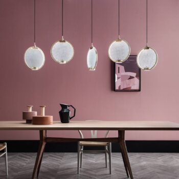 Závesné svietidlo Horo S1 LED, transparentné