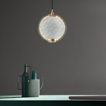 Závesné svietidlo Horo S1 LED, transparentné