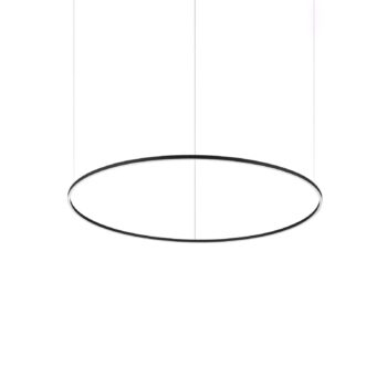 Závesné svietidlo Ideal Lux LED Oracle Slim black 3 000K Ø 150 cm
