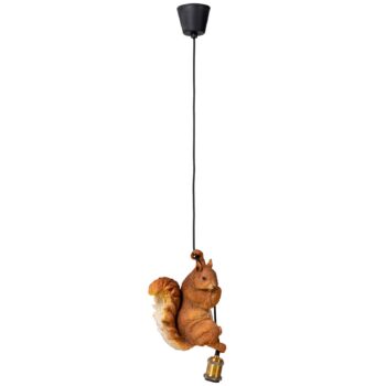 Závesné svietidlo KARE Squirrel s modelom veveričky