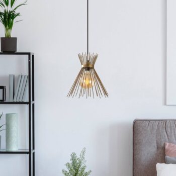 Závesné svietidlo Kirpi 3082 1-light Ø34cm zlatá