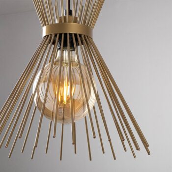 Závesné svietidlo Kirpi 3082 1-light Ø34cm zlatá